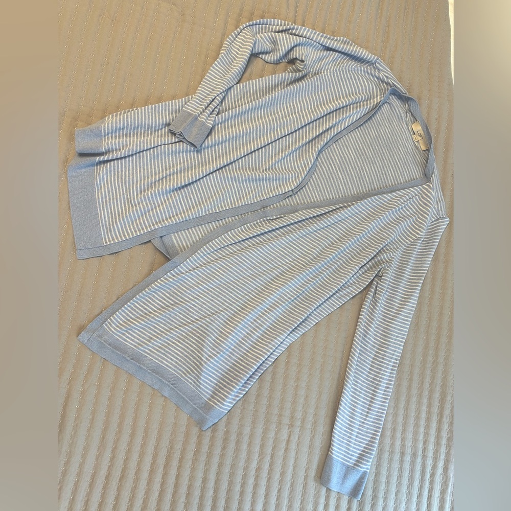 Loft striped cardigan